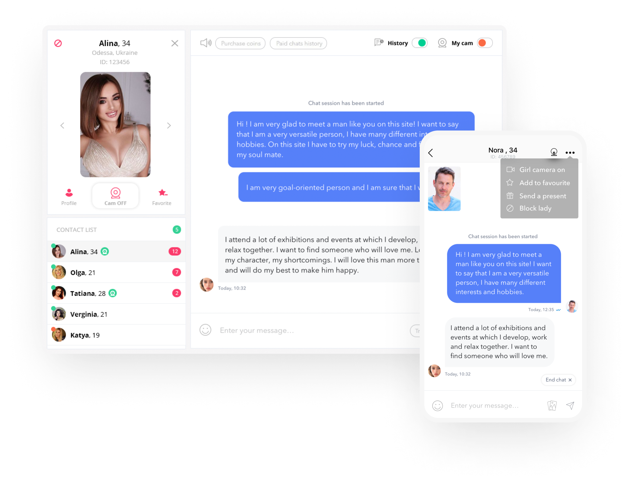 Live chat